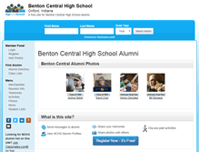 Tablet Screenshot of bentoncentralhighschool.com